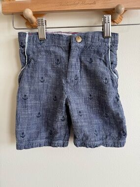 Hatley Chambray embroidered anchors Shorts